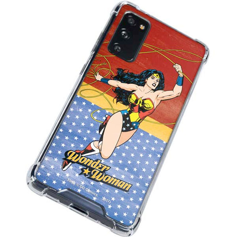 DC Comics Wonder Woman Ready to Fight Galaxy S20 FE Clear Case